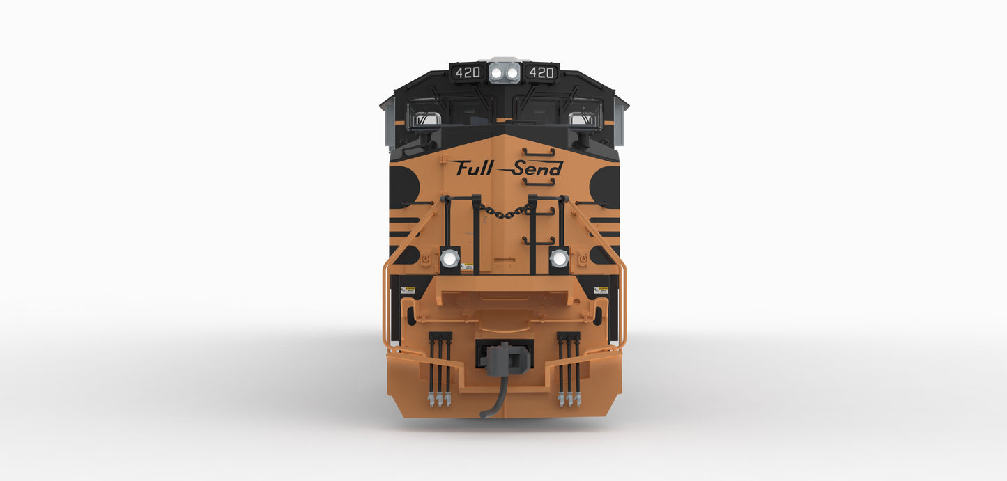 PRE-ORDER DEPOSIT- EMD SD70ACe, ES&D #420, "Full Send" 5-Stripe Scheme, Paragon4 Sound/DC/DCC, w/ Smoke, HO