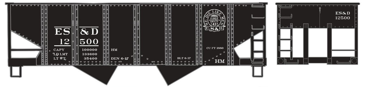 Stencil Herald USRA Hopper ES&D #1 #12500