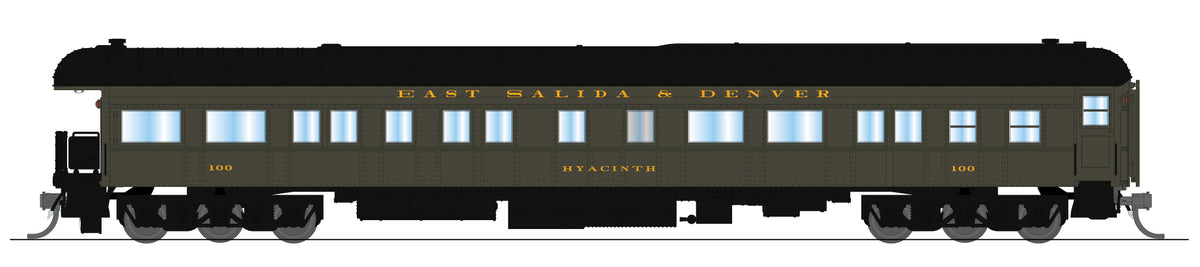 PRE-ORDER - East Salida & Denver Business Car Hyacinth - N Scale