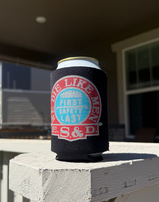 Black Tri Color Herald ES&D Herald Magnetic Koozie